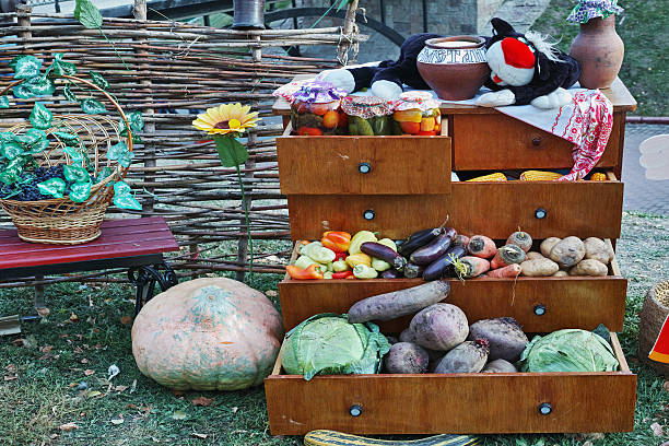 istock Autumn still life with vegetables 520566555