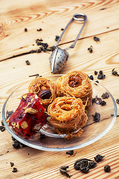 istock four cakes recipe Oriental sweets 520566917