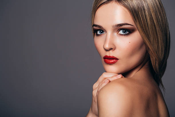 istock Studio shot of young beautiful woman 520569019