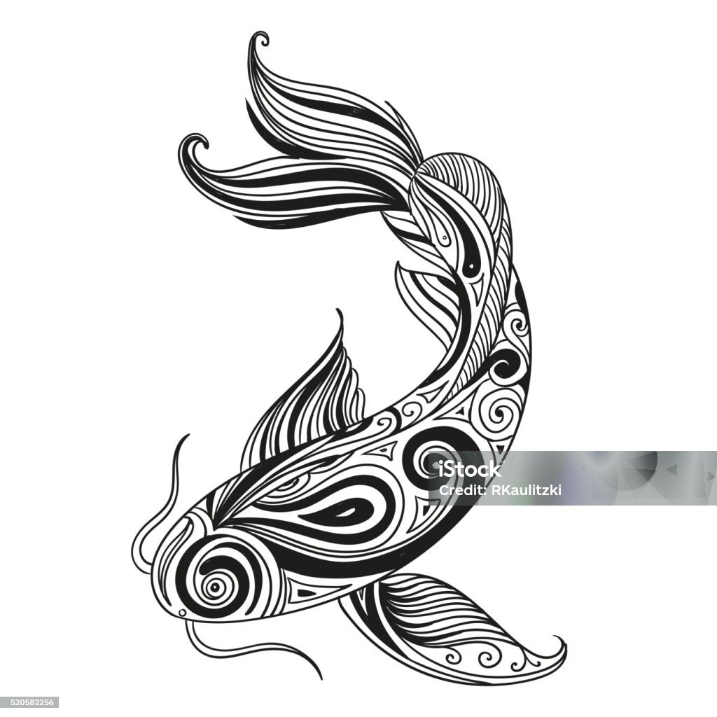 Fish Vector Abstract Vector Abstract Ornamental Fish Stock Illustration - Download Image Now ...