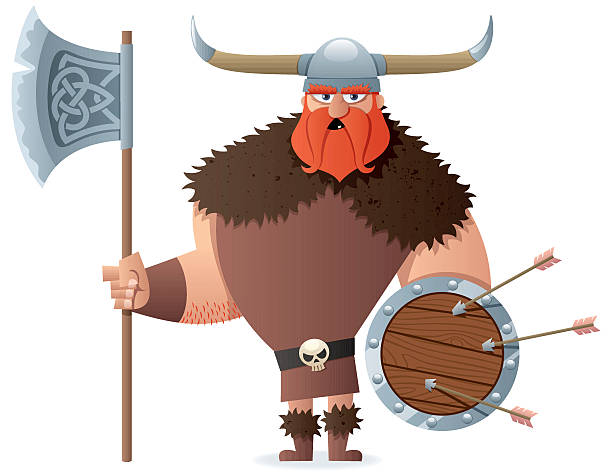 ilustraciones, imágenes clip art, dibujos animados e iconos de stock de viking sobre blanco - viking mascot warrior pirate