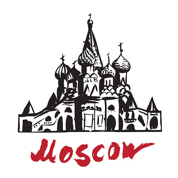 ilustrações de stock, clip art, desenhos animados e ícones de saint basil catedral de moscovo - russia moscow russia st basils cathedral kremlin