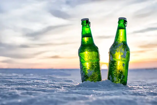 Photo of Bottle of Cold Beer