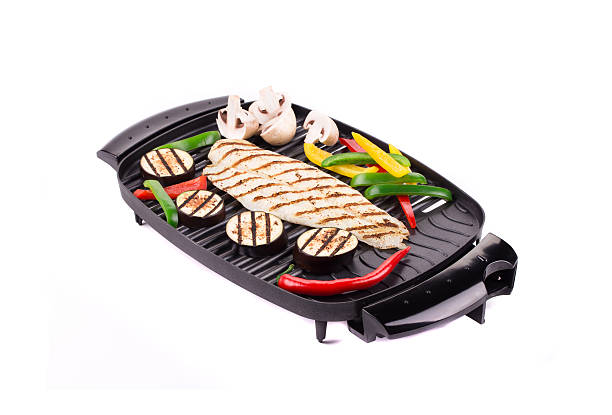 istock Grilled fillet of pangasius. 520593924