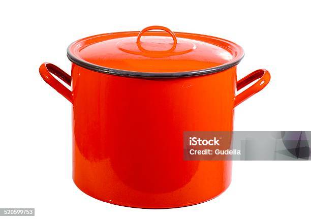 Red Pot Stock Photo - Download Image Now - Boiling, Close-up, Container