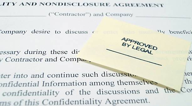 istock Legal Non-Disclosure Agreement 520600931