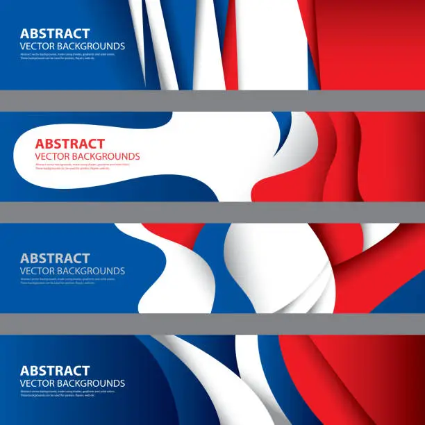 Vector illustration of Abstract French Flag Background, France Art(Vector Art)