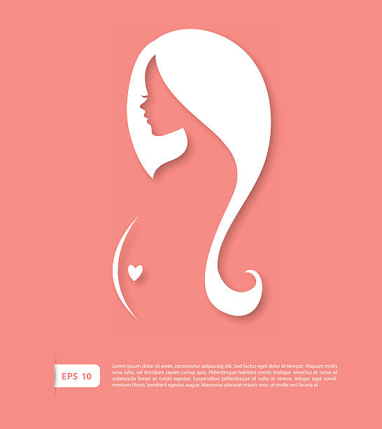 illustrations, cliparts, dessins animés et icônes de femme enceinte - nature human pregnancy vector mother