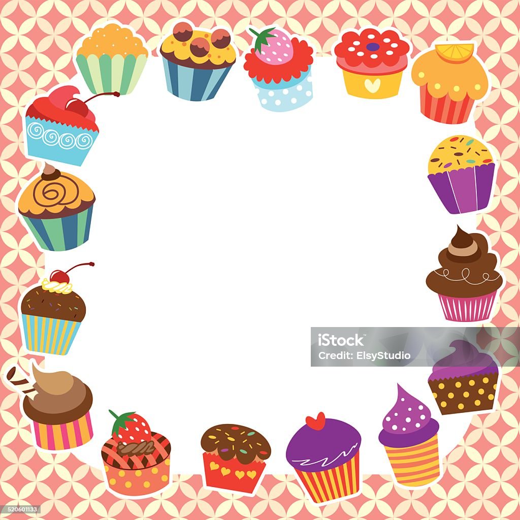 cupcakes layout design This ready to use design save your time for making invitation cards, graphic design projects and more! Afternoon Tea stock vector