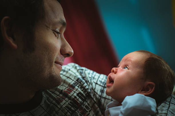 istock Image of young dad with cute little daughter in his 520601921