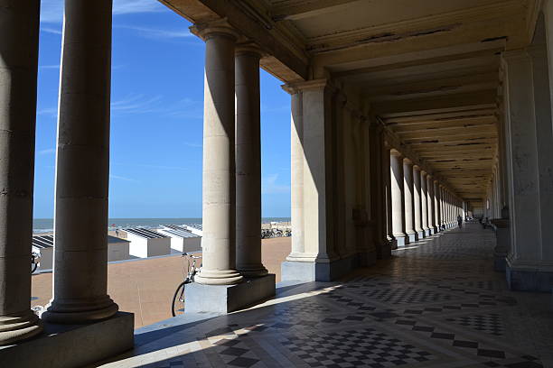 istock Seafront promenade in Oostende, Belgium 520601931