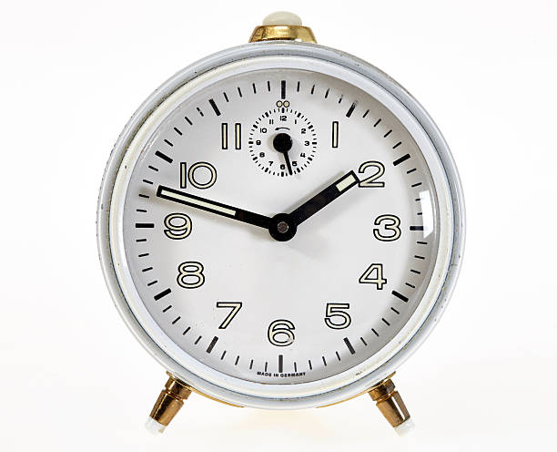 istock Vintage alarm clock close up 520603527
