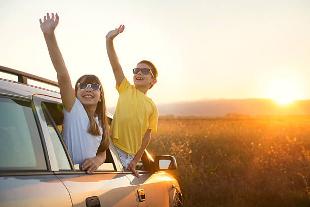 istock Children in the car 520605503