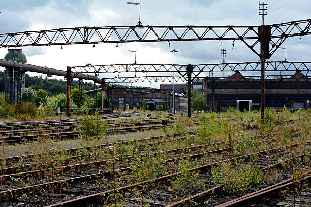 istock Old and abandoned factory in Luxembourg 520608598