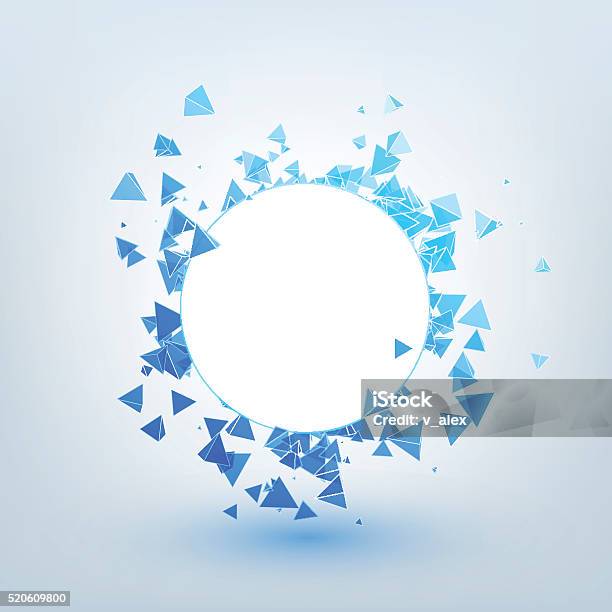 Illustration Of Abstract Background With Triangles Stock Illustration - Download Image Now