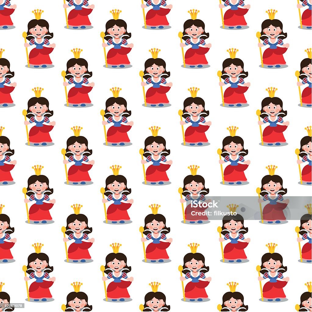 Queen Seamless Pattern Stock Illustration - Download Image Now - Arts ...