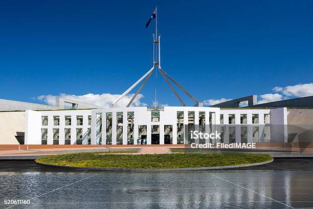 Parliament Of Australia Stock Photo - Download Image Now - Parliament Building, Canberra, Australia