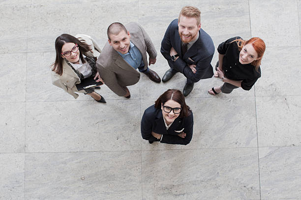 istock Group of successful business people 520611554