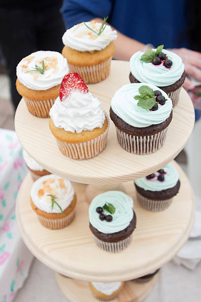 istock spongecake or muffin with cream 520613514