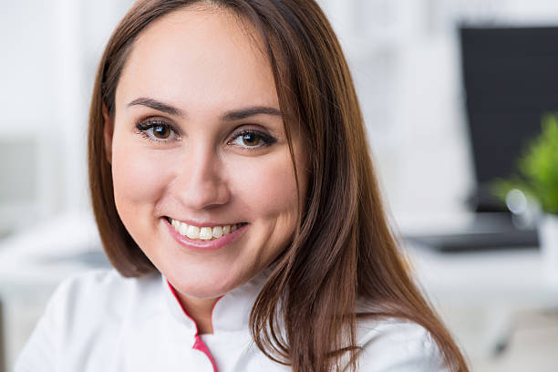 istock Smiling businesswoman 520614478