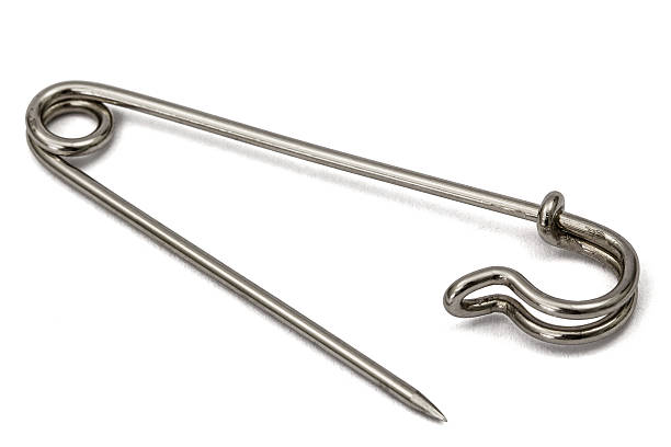 istock Safety pin, isolated on white background, with clipping path 520614964