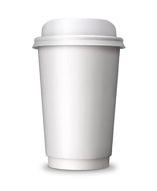 istock Paper Coffee cup with space for design and clip path 520617302