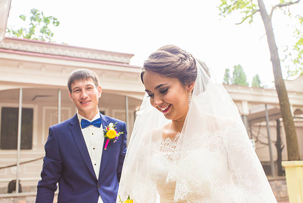 istock Bride and groom on their wedding day 520618738
