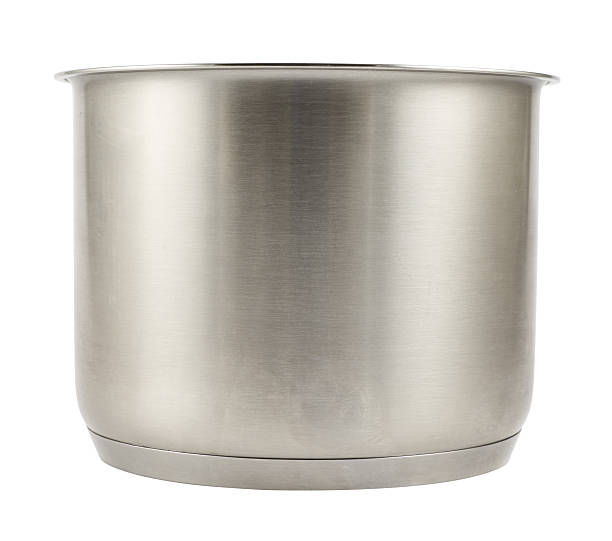 istock Stainless steel cooking pot isolated 520619376