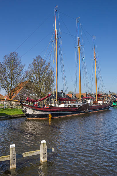 istock Sailing ship at the quay in Stavoren 520619842