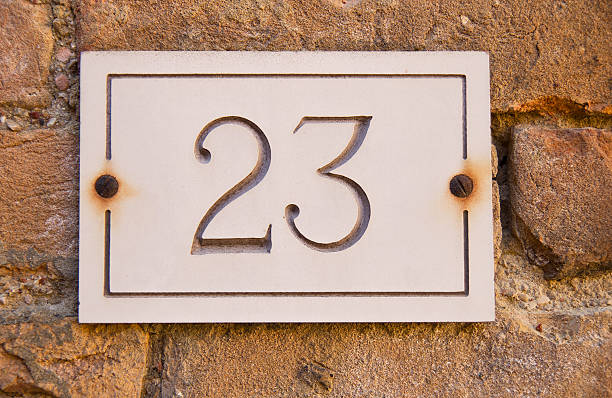 Brass Door Number 23