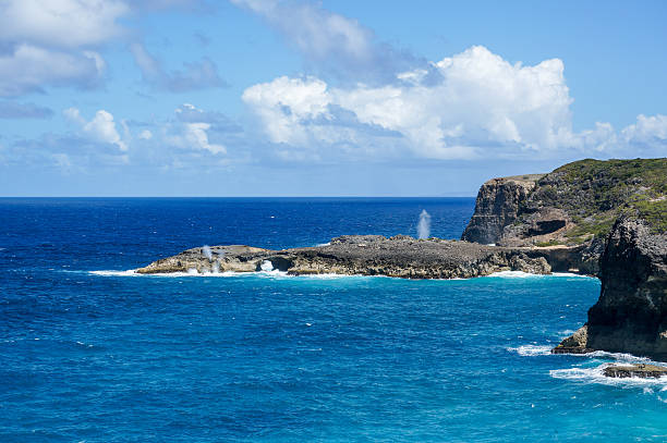 istock Trace of the Cliffs in Guadeloupe 520625259