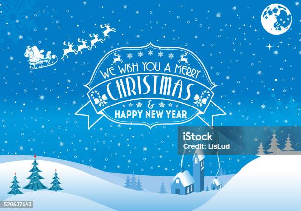 Christmas Background Stock Illustration - Download Image Now - Backgrounds, Blue, Border - Frame