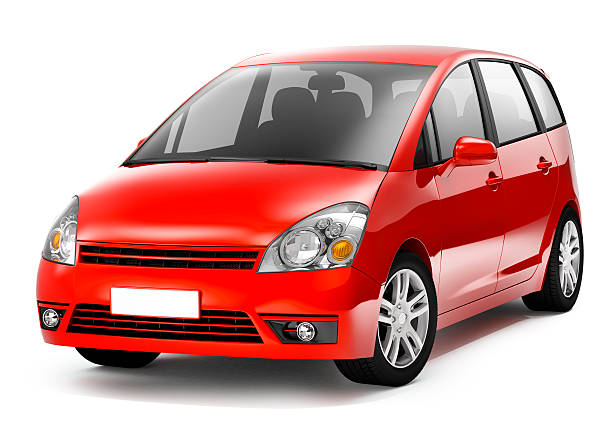 istock Studio Shot of Red SUV Car 520638789