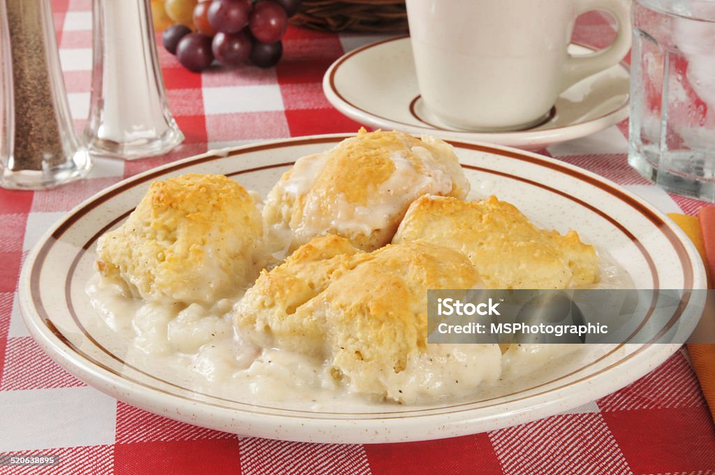 Chicken and biscuits A casserole with white meat chicken, mashed potatoes and biscuits Biscuit - Quick Bread Stock Photo