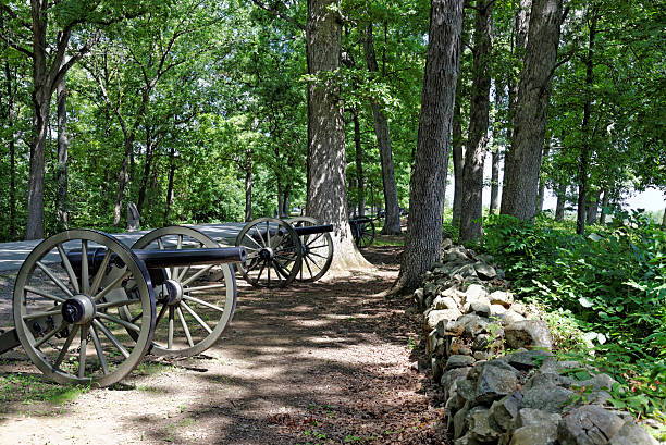 gettysburg - american civil war battle conflict gettysburg national military park - fotografias e filmes do acervo