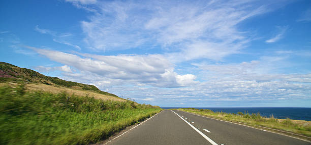 istock Coastal road in Scotland 520640535