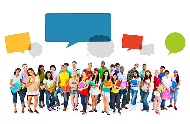 istock Large Group of International Students Smiling 520641227