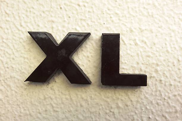 istock XL size clothing sign 520642843