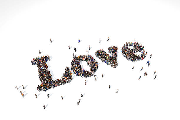 istock Group of people forming the word Love 520648082