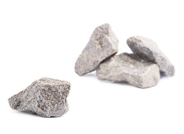 istock Granite stone in front of multiple stones 520648600