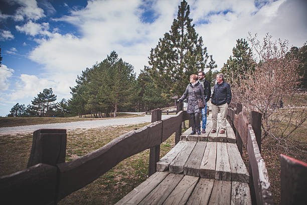 istock Family walk in the mountain range. 520653026