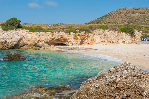 istock Remote Lagadakia Beach, Kefalonia 520653282