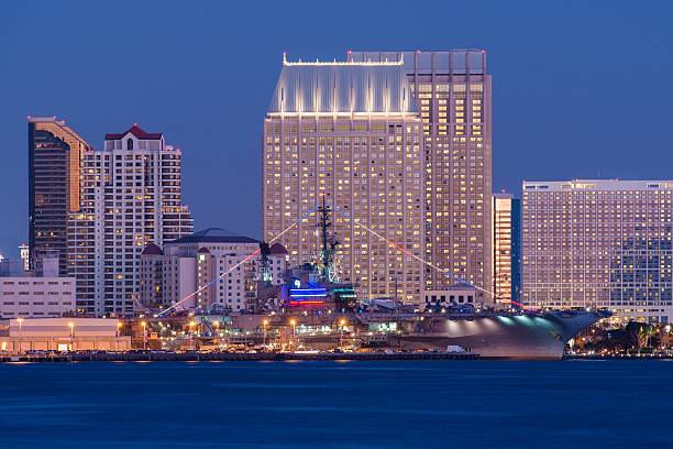 istock USS Midway and San Diego 520657897