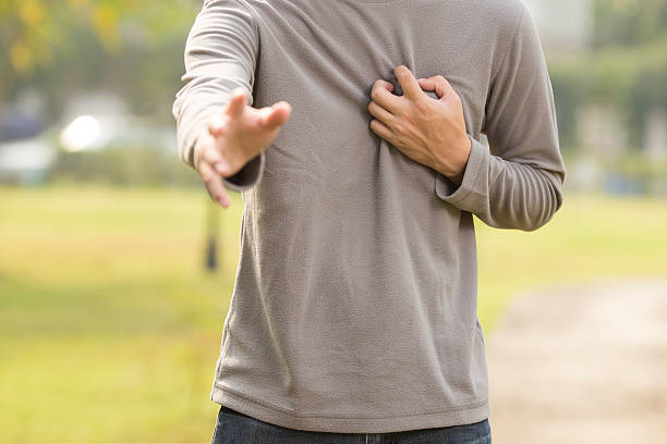 istock Man feel confused at park 520658552