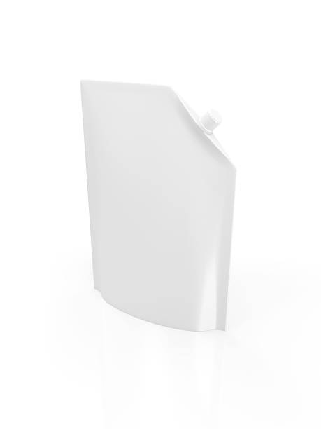 istock White Blank Package for Food isolated on white background 520658575
