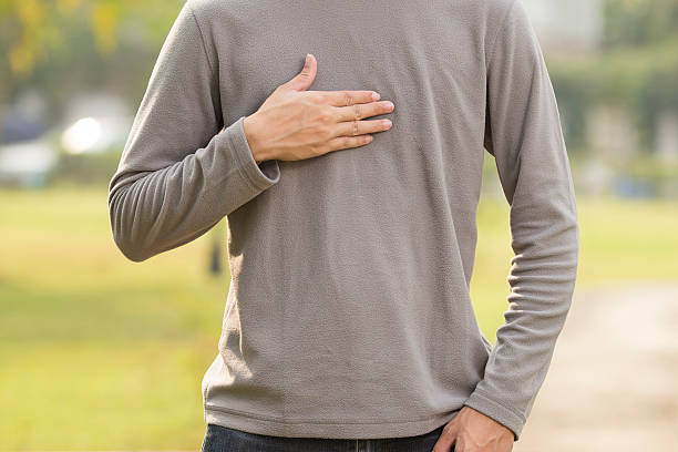 istock Man feel confused at park 520658642