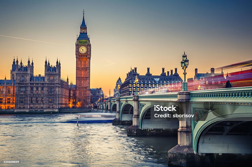 Big Ben und Häuser des Parlaments, London - Lizenzfrei Big Ben Stock-Foto