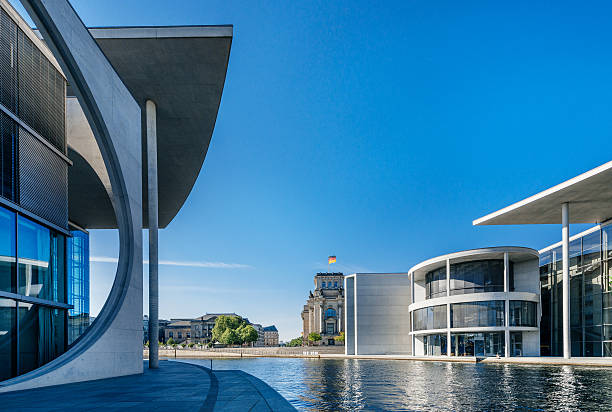 정부 청사 및 라이히슈타그, 베를린 (berlin - chancellery 뉴스 사진 이미지