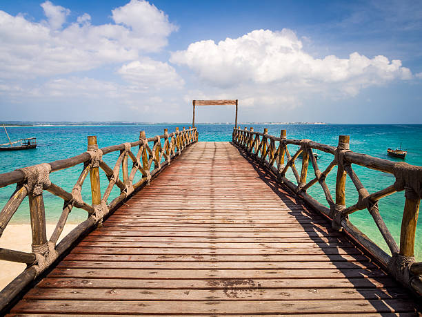 istock Pier on Prison Island, Zanzibar 520660982