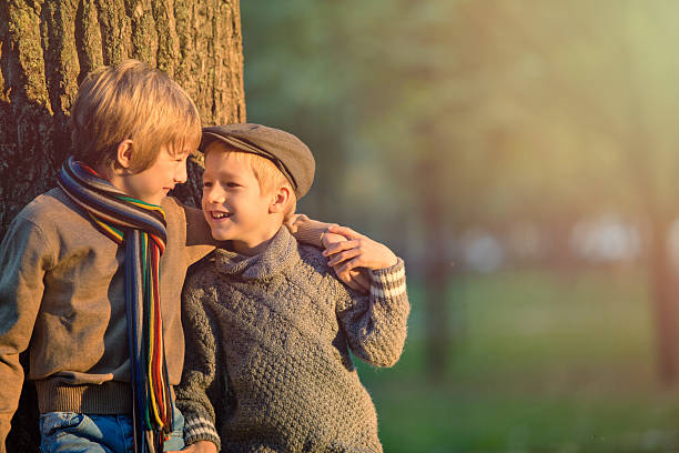 istock Two little boys enjoying in the park 520661465